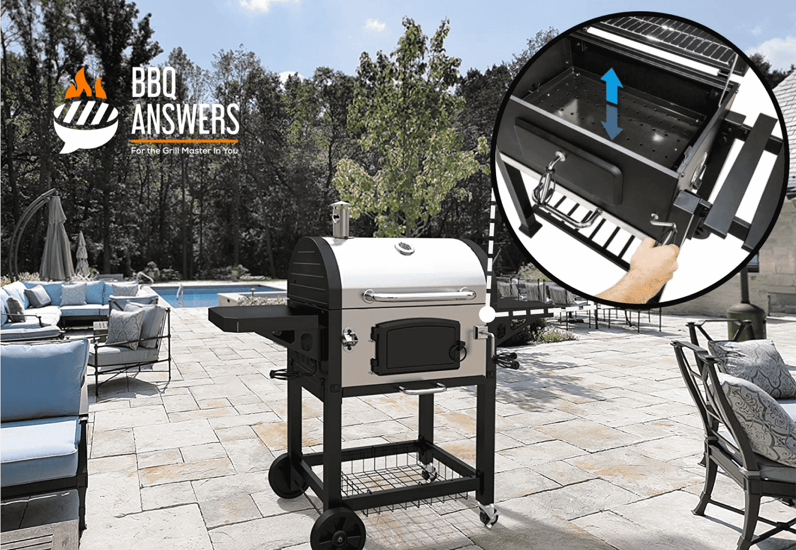 Adjustable Charcoal Tray | Charcoal Grills | BBQanswers