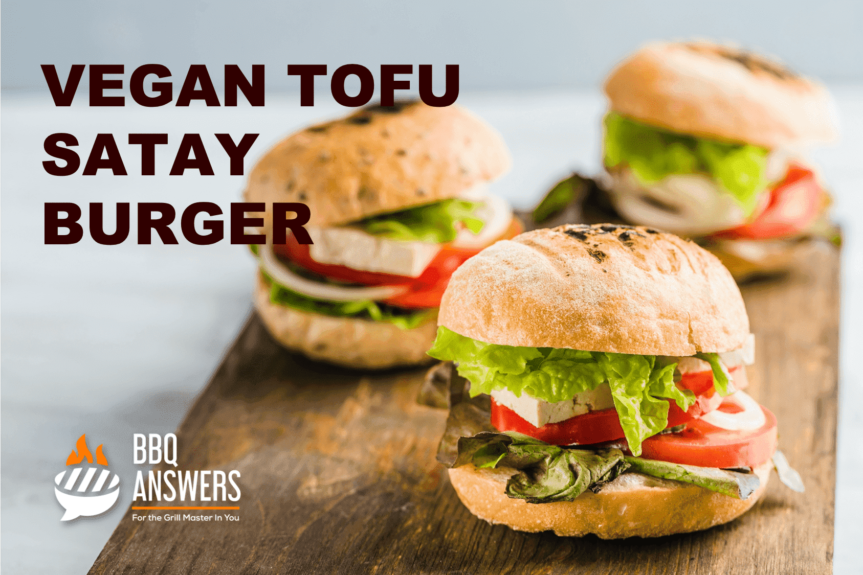 Vegan Tofy Satay Burger | BBQanswers