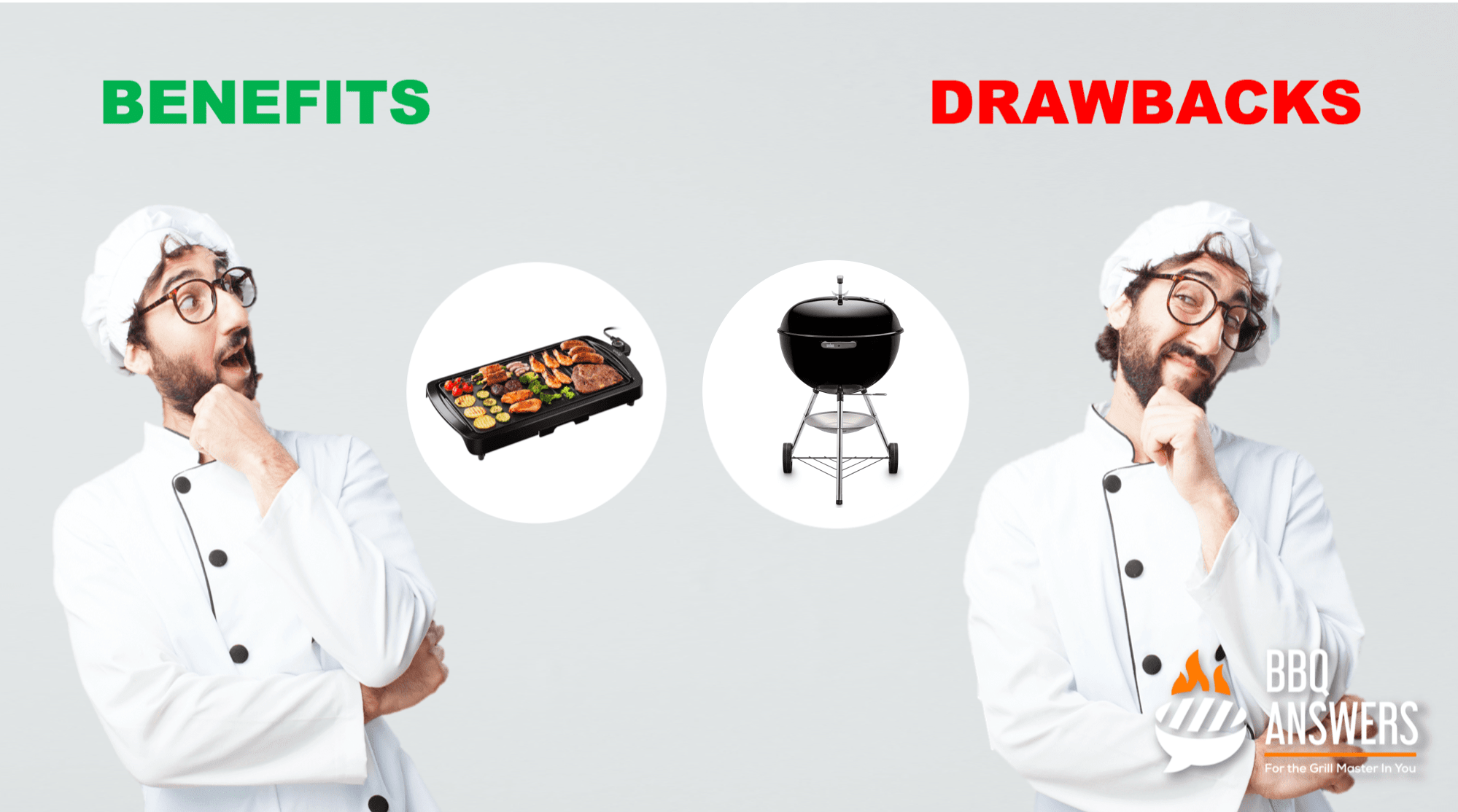 Benefits and Drawbacks of Electric and Charcoal Grill | BBQanswers