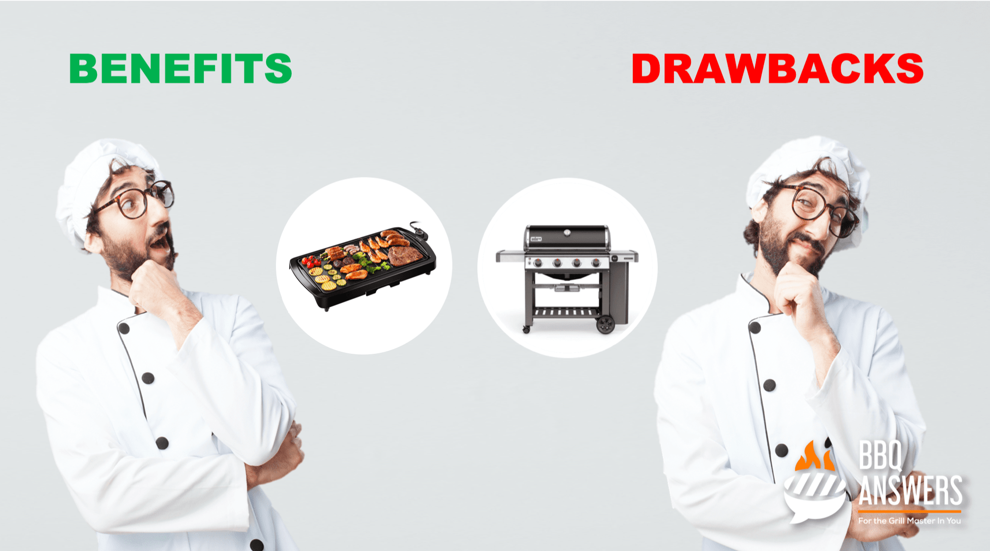 Benefits and Drawbacks of Electric grill and Gas Grill | BBQanswers