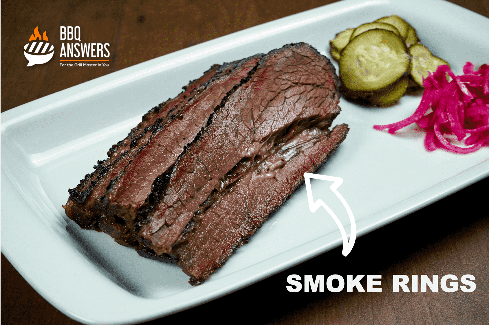 Smoked Brisket with Smoke Rings | BBQanswers