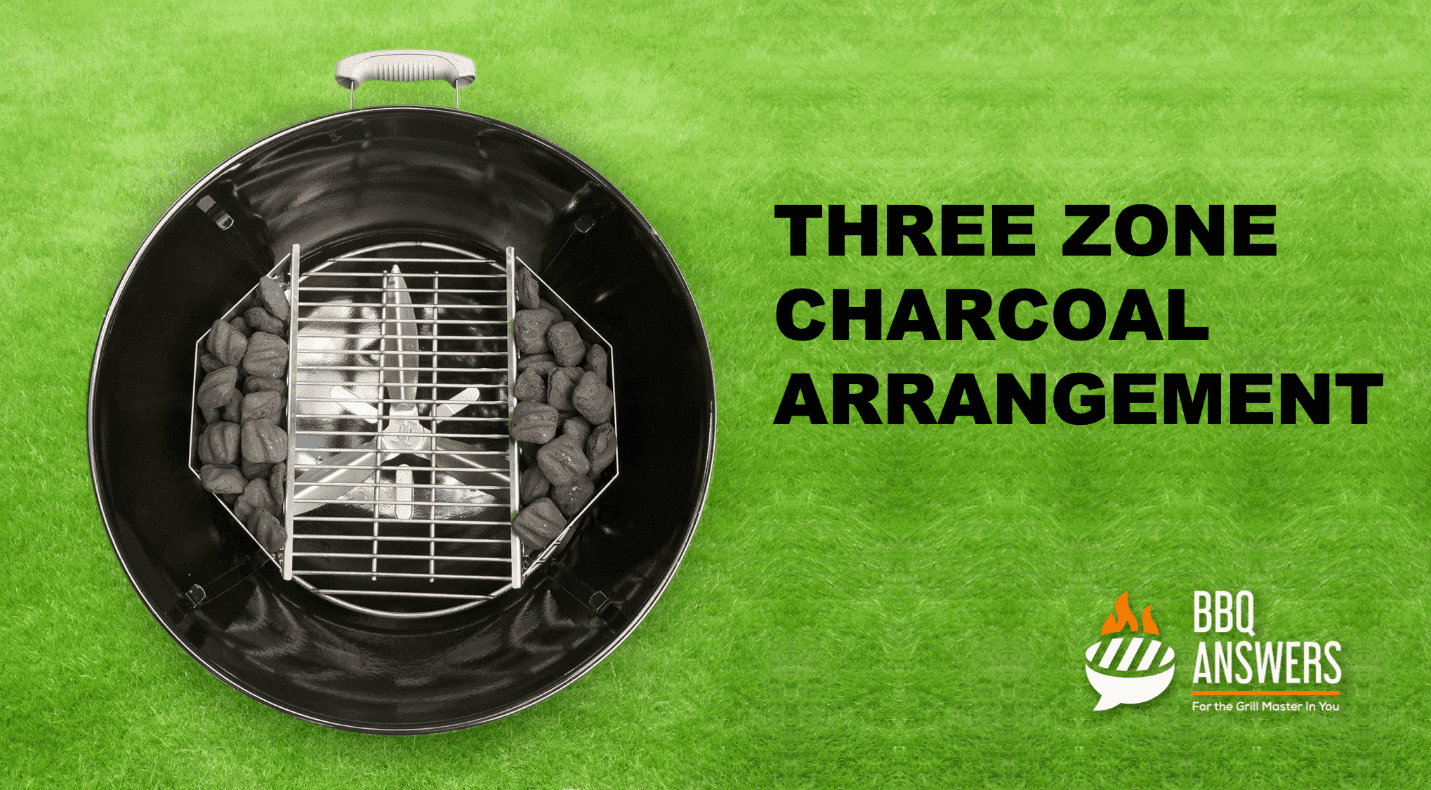 Three zone charcoal arrangement | BBQanswers